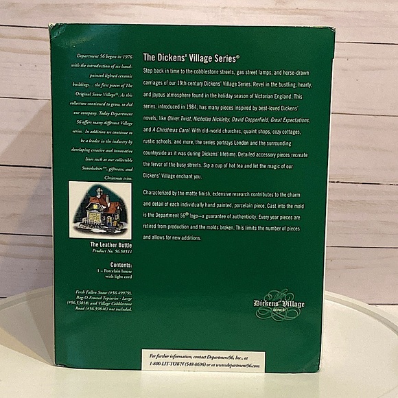 DEPARTMENT 56 - The Leather Bottle - Heritage Village - Dickens Village - Picture 10 of 10